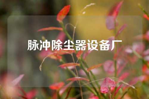 脉冲除尘器设备厂