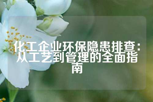 化工企业环保隐患排查：从工艺到管理的全面指南