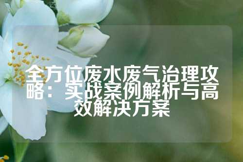 全方位废水废气治理攻略：实战案例解析与高效解决方案