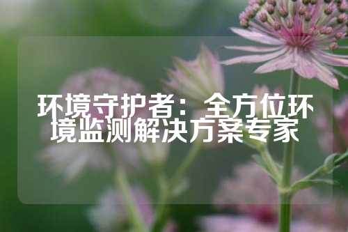 环境守护者：全方位环境监测解决方案专家