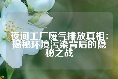 夜间工厂废气排放真相：揭秘环境污染背后的隐秘之战