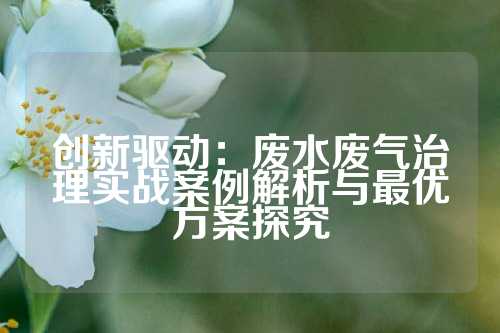 创新驱动：废水废气治理实战案例解析与最优方案探究