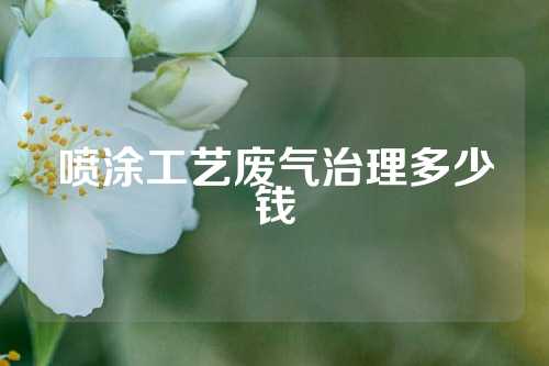 喷涂工艺废气治理多少钱