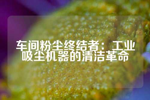 车间粉尘终结者：工业吸尘机器的清洁革命