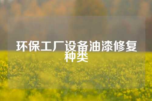 环保工厂设备油漆修复种类
